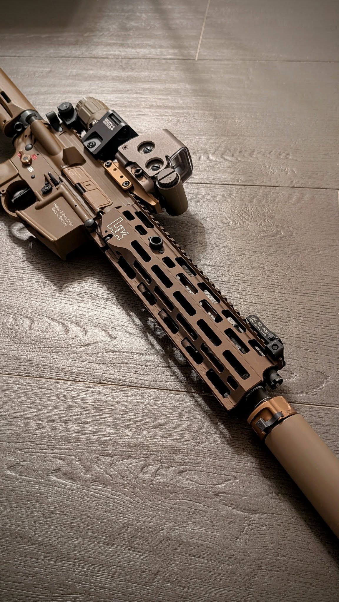 TASK FORCE - G95 10" M-LOK Handguard for VFC/Umarex HK416 GBB TAN