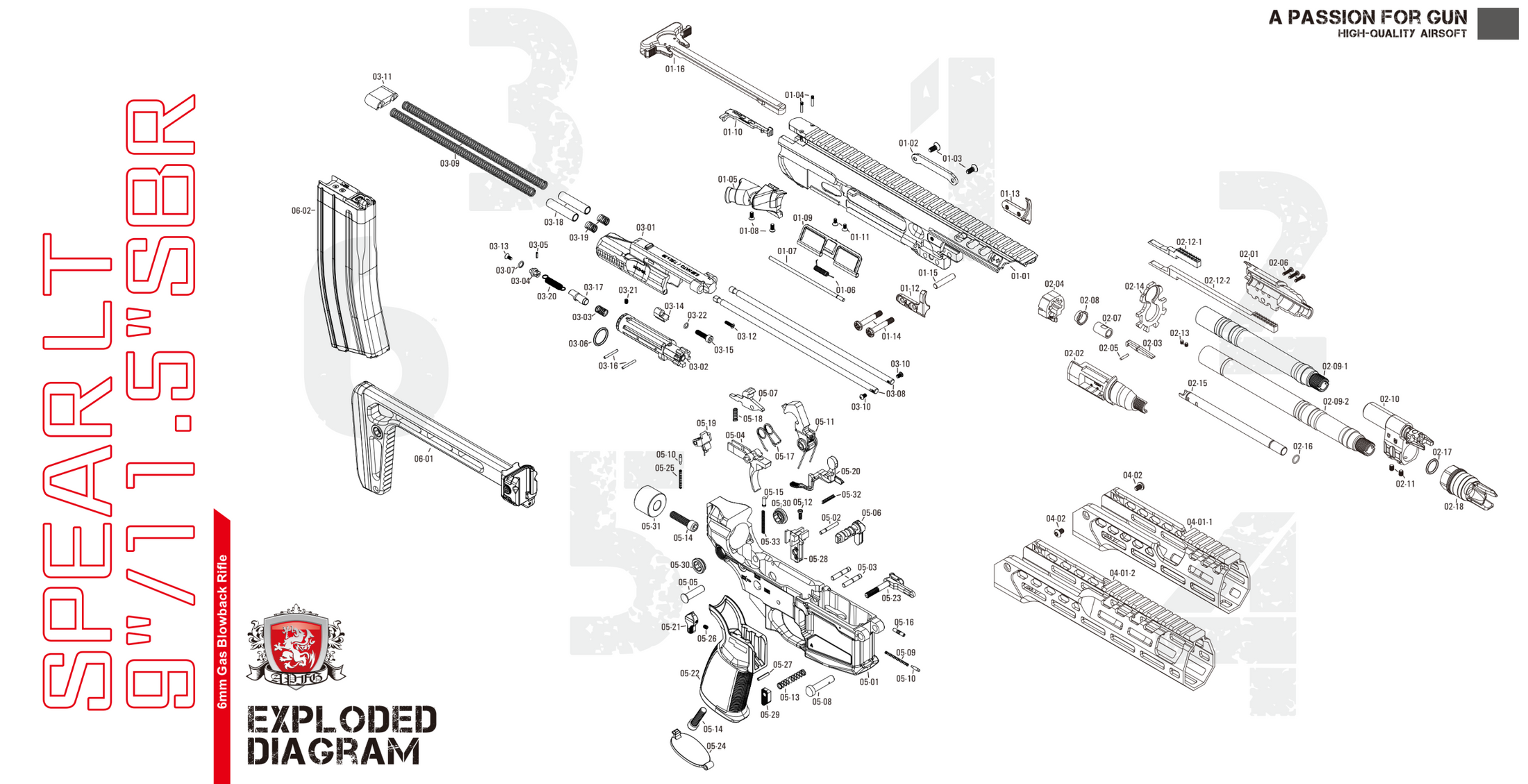 Газовий Аірсофт Карабін APFG - MCX SPEAR LT  13.1 SBR "Hunter" GBB